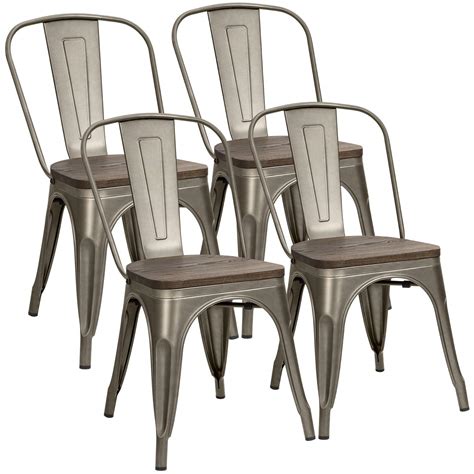 tolix metal dining chairs